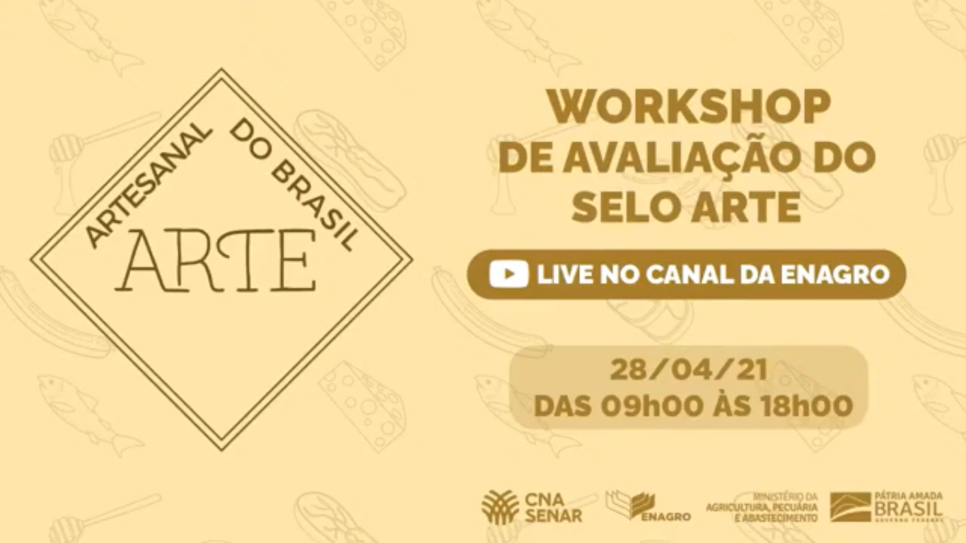 MAPA e ENAGRO promovem workshop em comemoração aos três anos do Selo ARTE