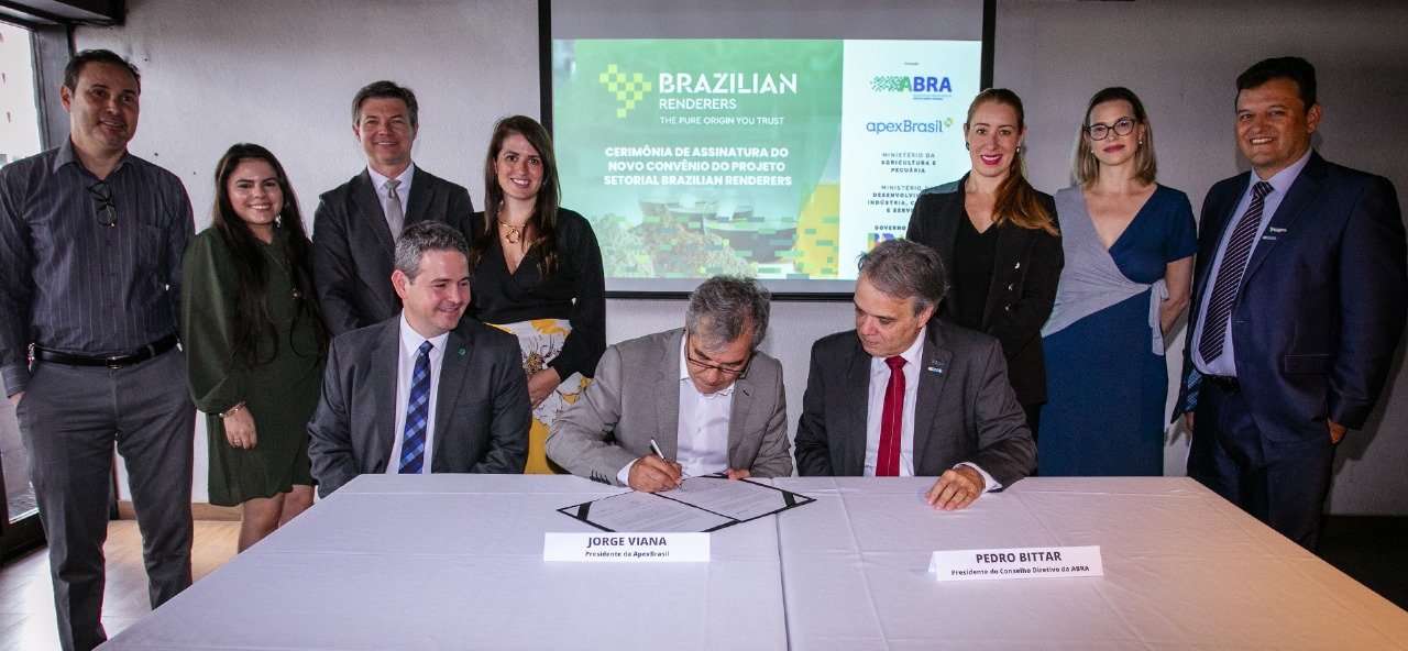 Brazilian Renderers: ABRA e ApexBrasil renovam parceira que impulsiona as exportações de reciclagem animal brasileiras no mundo