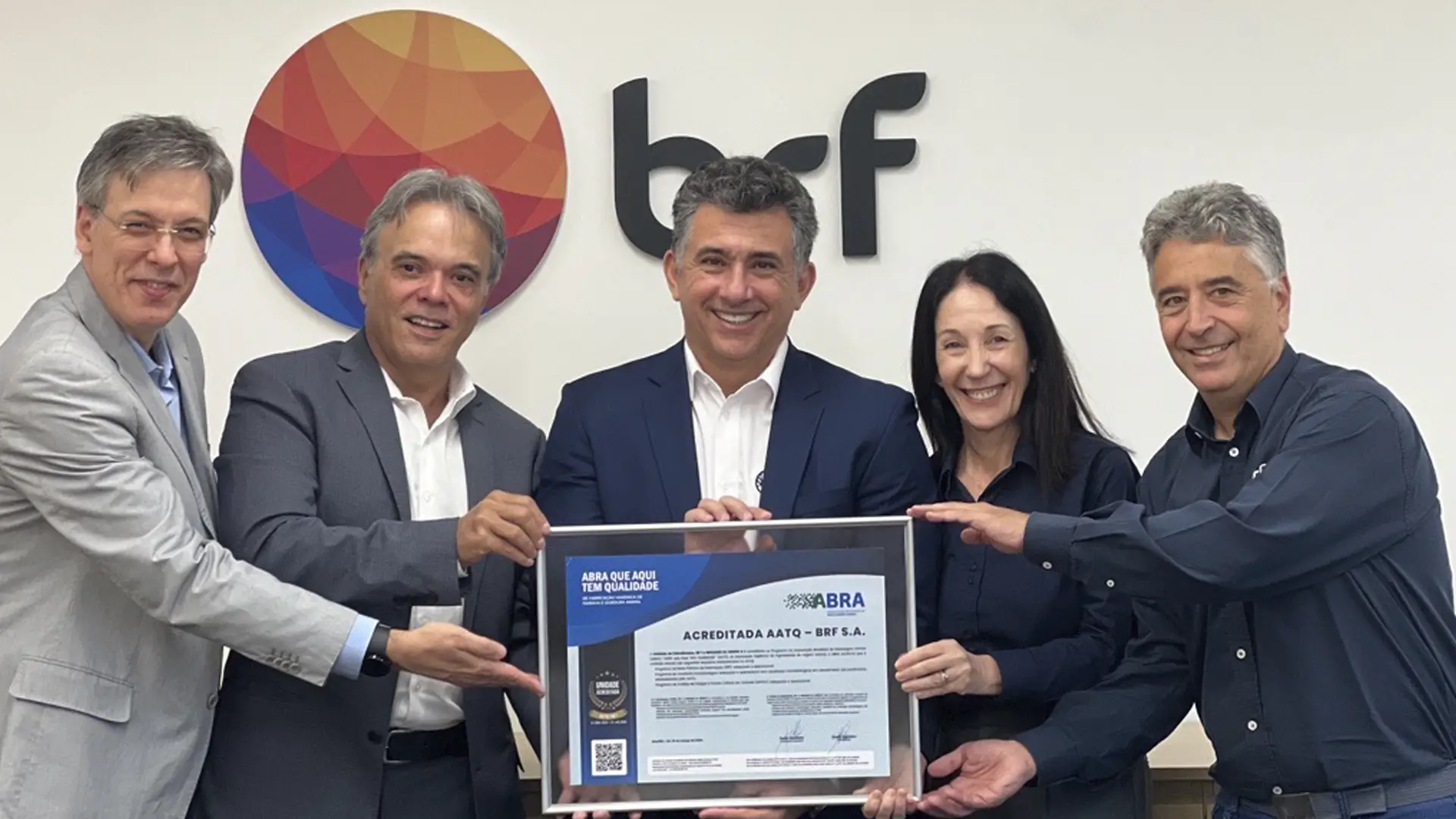 ACREDITAÇÃO ABRA que Aqui tem Qualidade: Fábrica de Hidrolisados da BRF Ingredients é a primeira no Brasil a receber a certificação