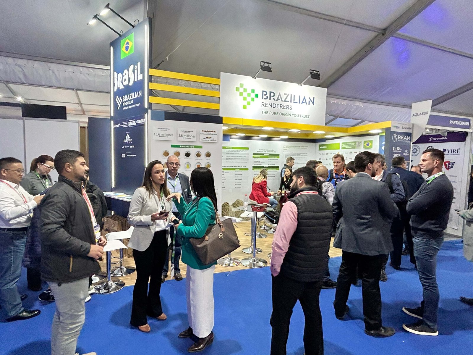 AquaSur 2026: Brazilian Renderers reúne autoridades e fecha participação estratégica no Chile