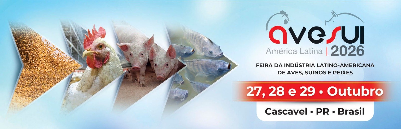 AveSui 2026 reúne setor de proteína animal no Paraná com apoio institucional da ABRA